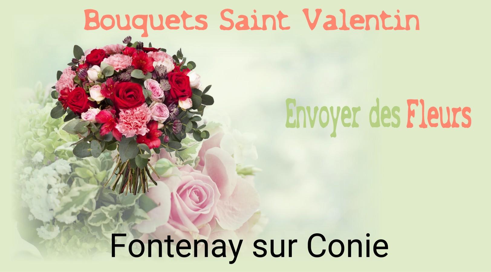 Roses de Saint-Valentin livrées à Fontenay-sur-Conie